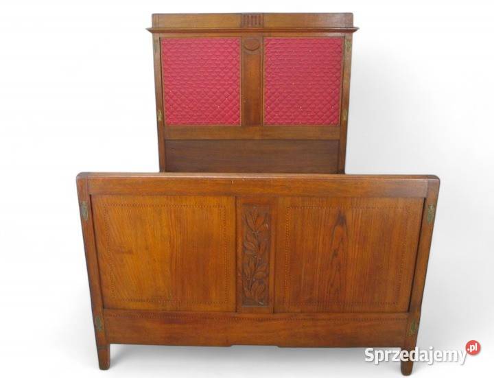 Łóżko dębowe w stylu Empire Antyk Suchorzew