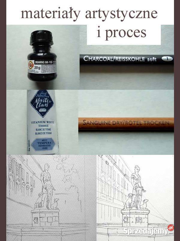 Grafika Fontana Diana we Lwowie mazowieckie Warszawa