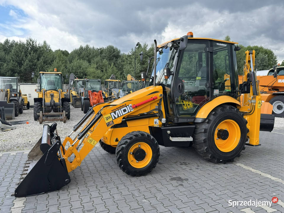 standardowa JCB MIDI CX Szybkozłącze Nowe Opony Widełki