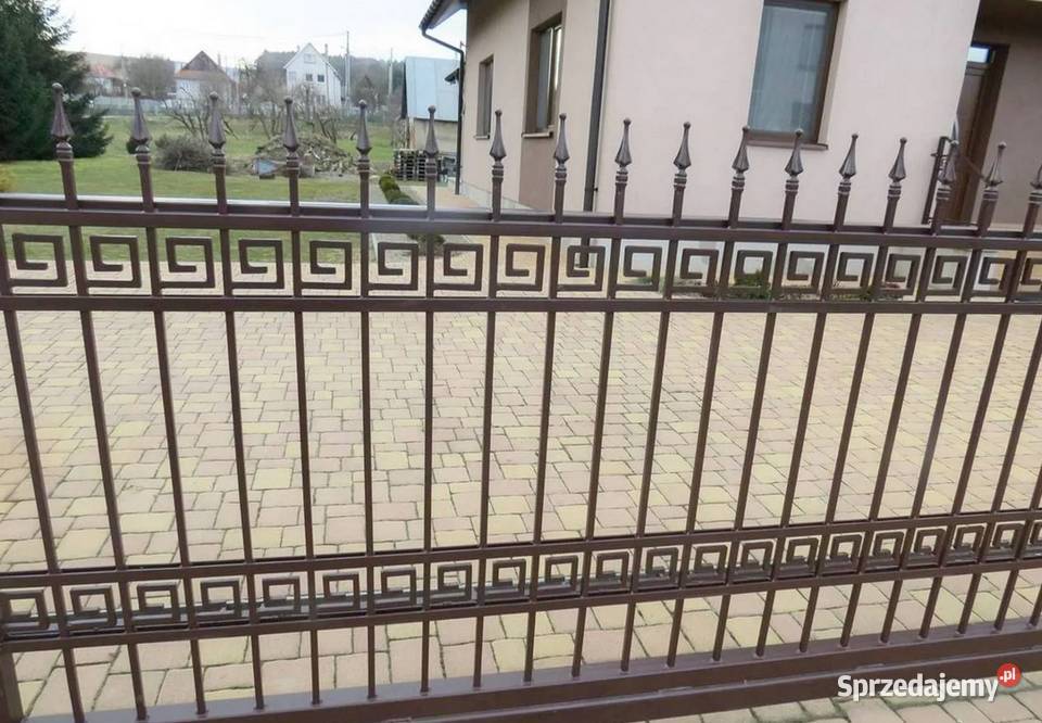 Brama dwuskrzydłowafurtka kpl E04 ocynkkolor Gorlice