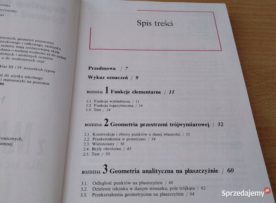 Zadania i testy z matematyki uczniów szkół Gdańsk sprzedam