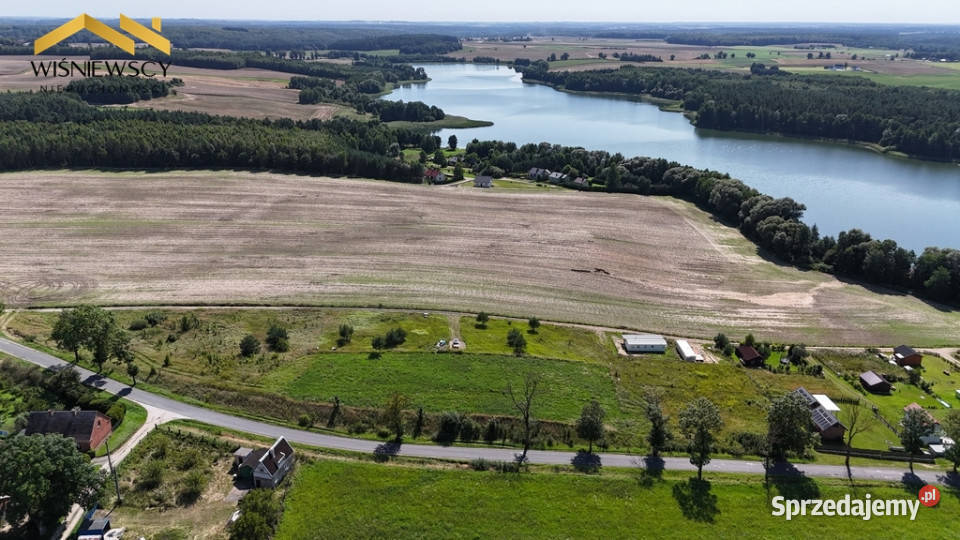 Działka rekreacyjna z widokiem na Jezioro Orkusz rekreacyjna pomorskie Sypanica