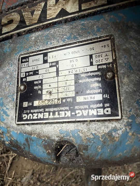 Wyciąg do silników Demag 125 Kłodawa