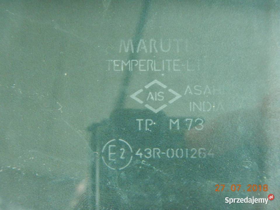 SZYBA BOCZNA SUZUKI MARUTI sx post m800