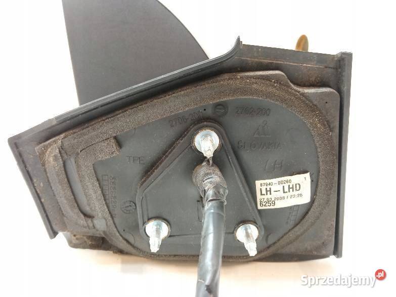 LUSTERKO LEWE 5PIN EUROPA 879400D260 Toyota Lusterka zewnętrzne Lusterka zewnętrzne