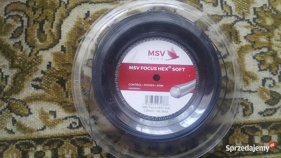 Naciąg tenisowy MSV Focus Hex soft 125 set Tenis ziemny Ostrów Wielkopolski