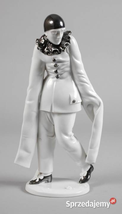 Porcelana Rosenthal figura Striding Pierrot