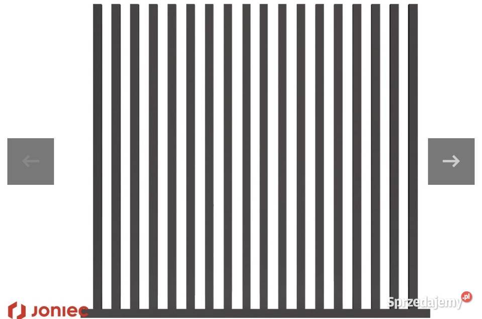 Przęsło ogrodzeniowe aluminiowe PALISADA Gorlice