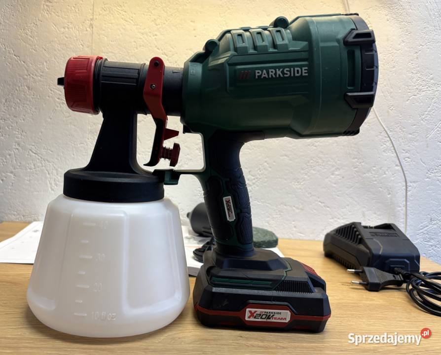 Akumulatorowy pistolet do farb ładowarka Szczecin sprzedam