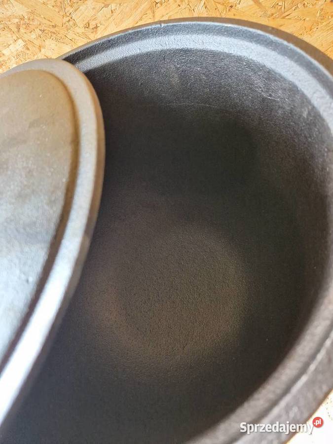 KOCIOŁEK Myśliwski ŻELIWNY KlnBerg 15l Głogowa sprzedam