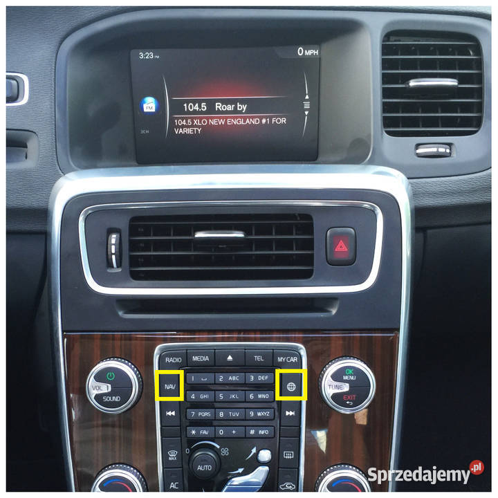 Mapa VOLVO S60 S80 V40 V60 V70 XC60 XC70 Europa GPS i akcesoria