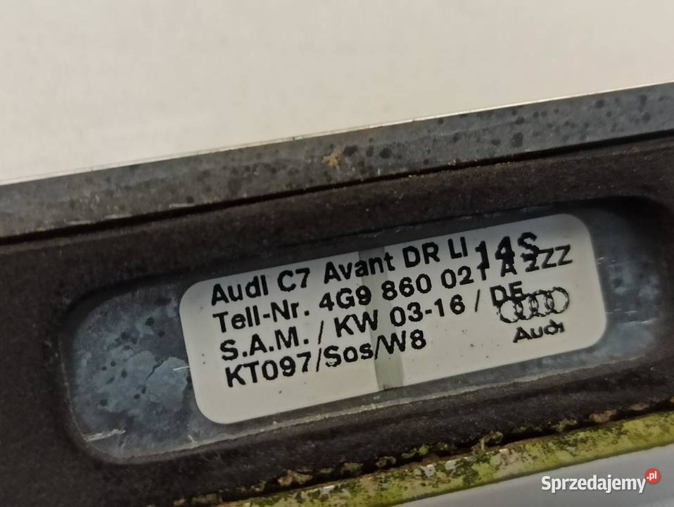 AUDI RELINGI DACHOWE KOMPLET 4G9860022A