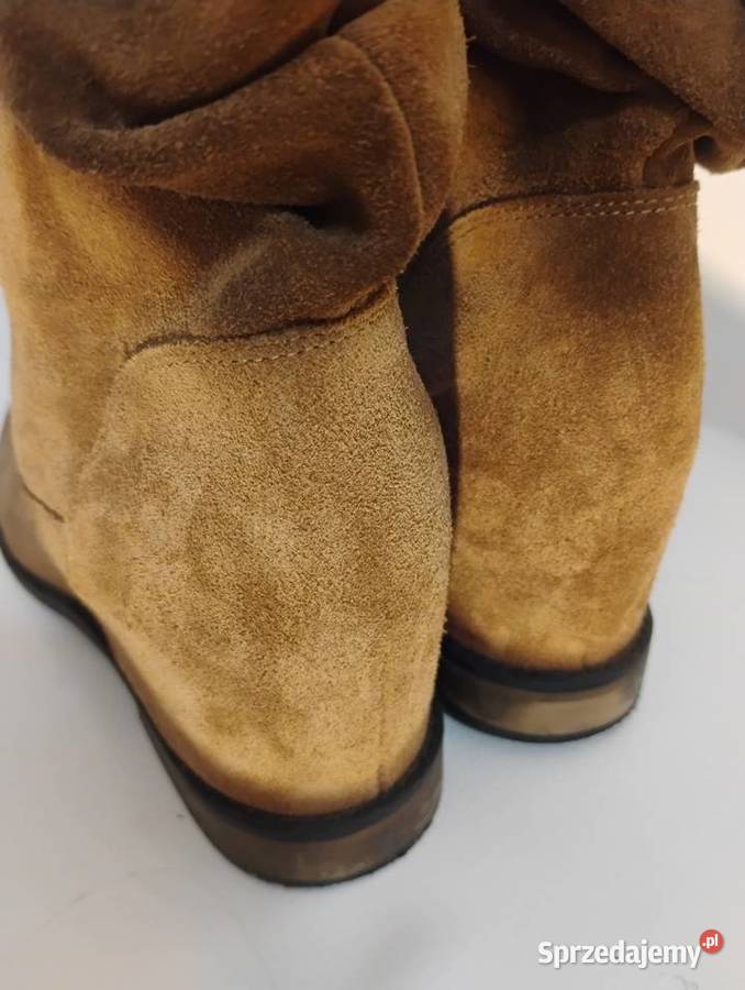 Badura r 39 wiosenne botki zamsz Badura sprzedam