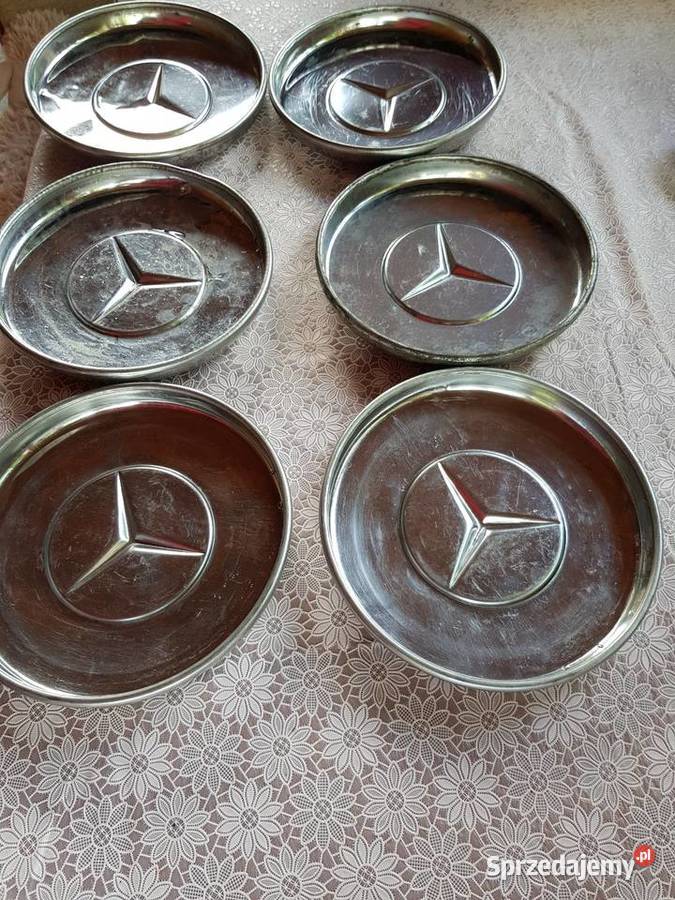 6 Kołpaki chrom stary zabytkowy MercedesOryginał Barlinek