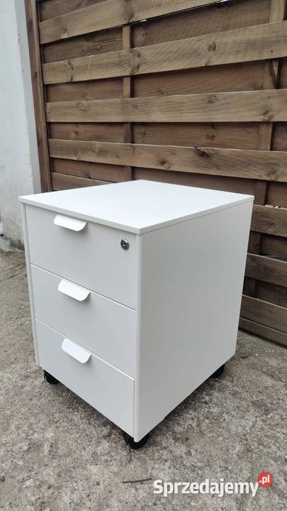 Biały kontenerek szafka na kółkach Warszawa