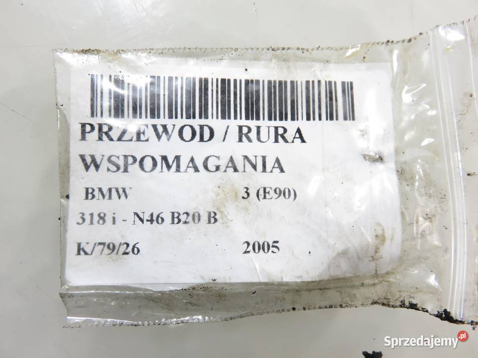 PRZEWÓD WSPOMAGANIA BMW E90 318 małopolskie sprzedam