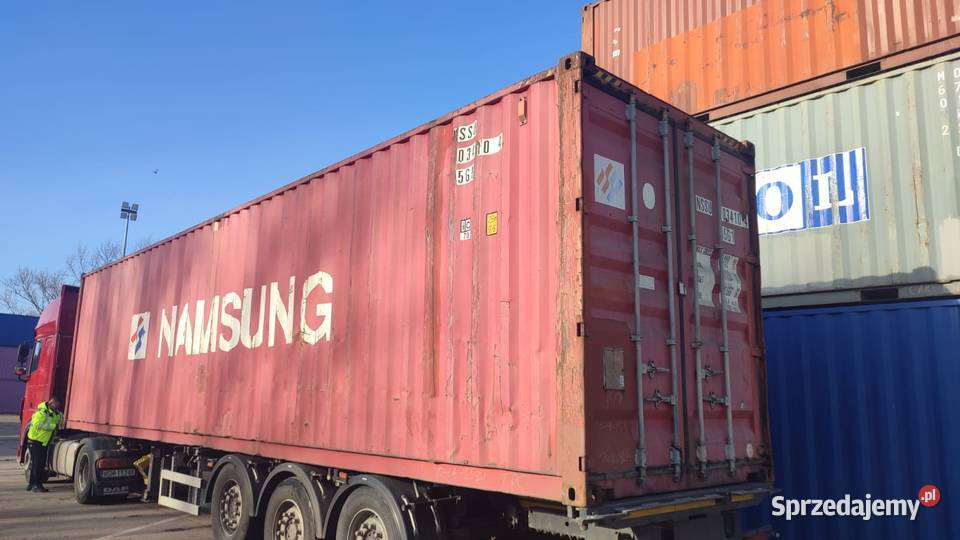 Kontener morski 12 metrowy 40 HC Pewny Kontener Magazynowanie