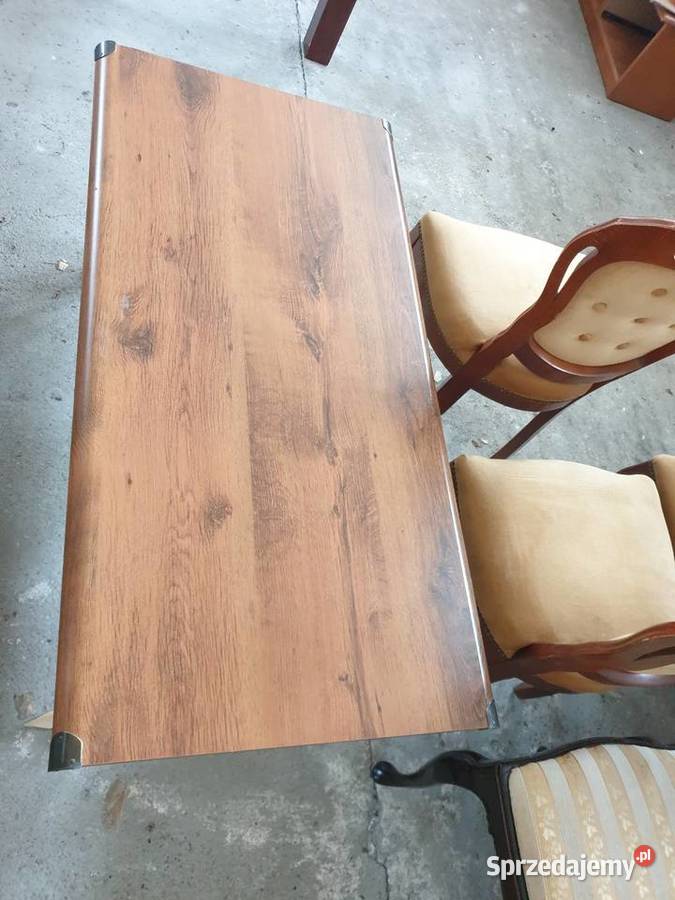 Stylowy Stół krzesła drewno egzotyczne sprzedam