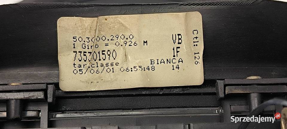 LICZNIK ZEGAR FIAT SEICENTO 735301590 Lipno