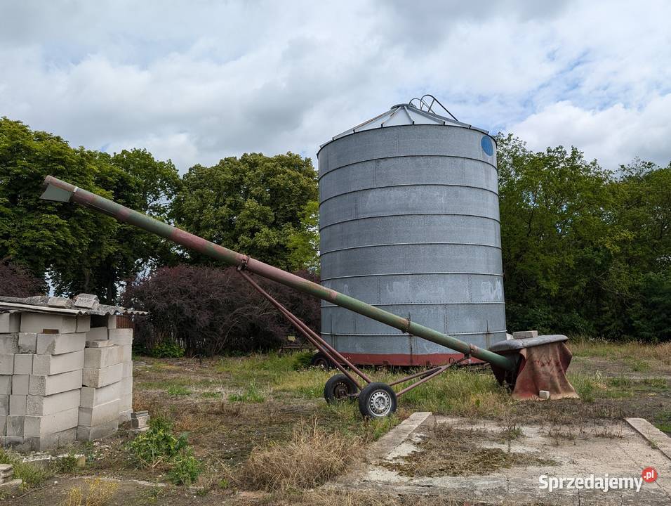 Silos 20t 3 szuki likwidacja gospodarstwa Płużnica sprzedam
