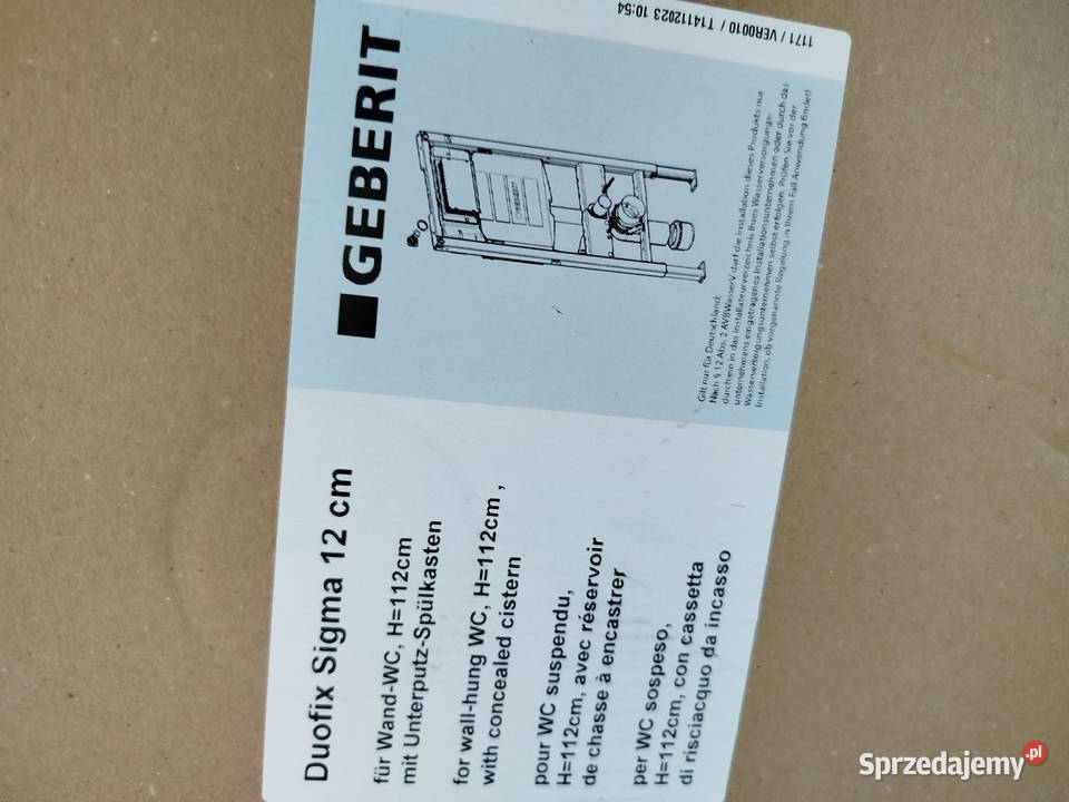 geberit duofix sigma 12 geberit 111300005 Rzeszów