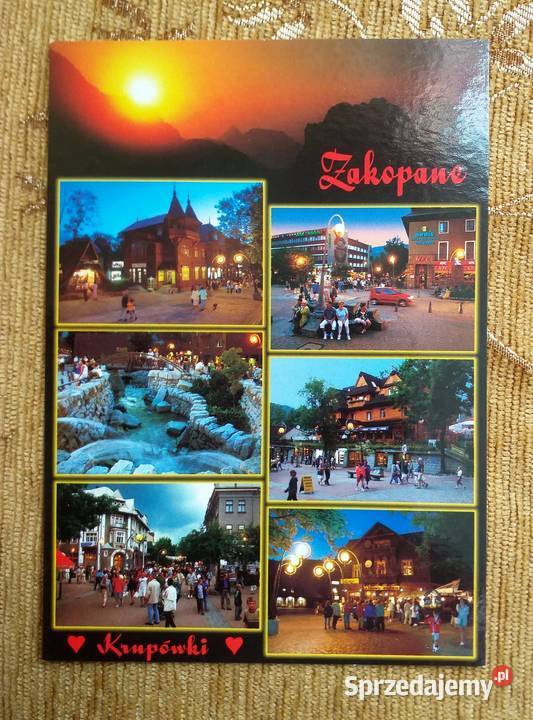 ZAKOPANE KRUPÓWKI O ZACHODZIE SŁOŃCA FOT Piszczac sprzedam