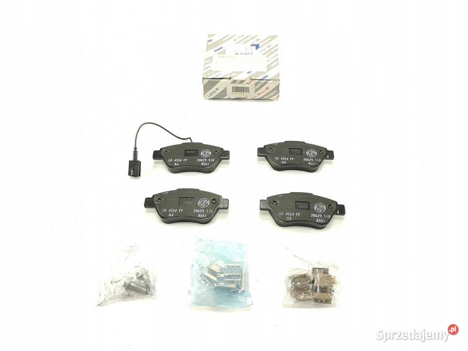 KLOCKI HAMULCOWE PRZÓD FIAT 500 13 JTD 14 2007 osobowe