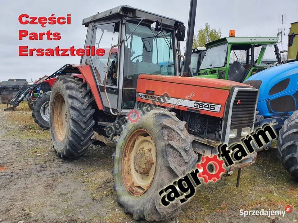 Massey Ferguson 3645 części skrzynia biegów oś Byków