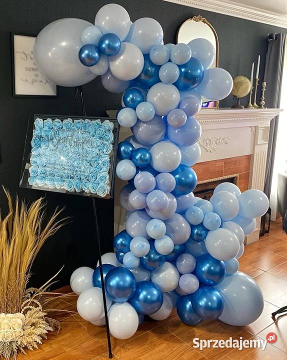 Balony Lateksowe Niebieskie Zestaw 50 AS Płock