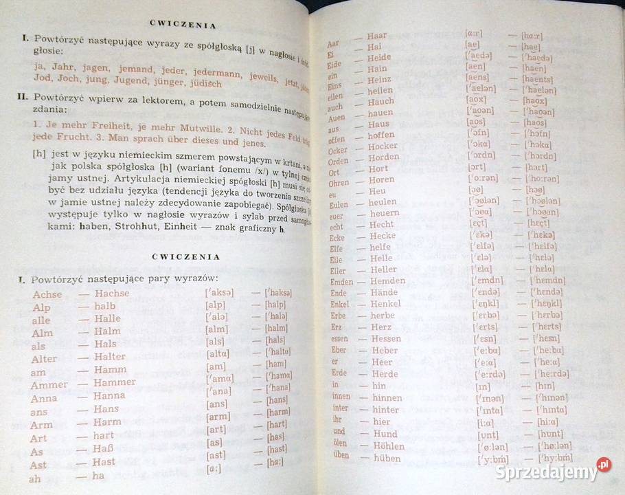 Wymowa niemiecka Rozemaria Krystyna Tertel miękka Chełm