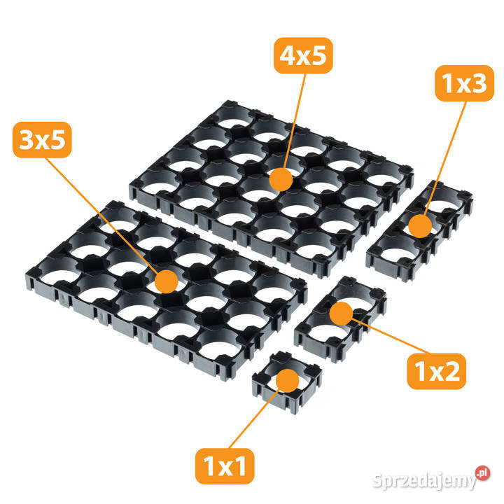 Obudowa do Pakietowania 1x3 Na 3 Ogniwa 18650