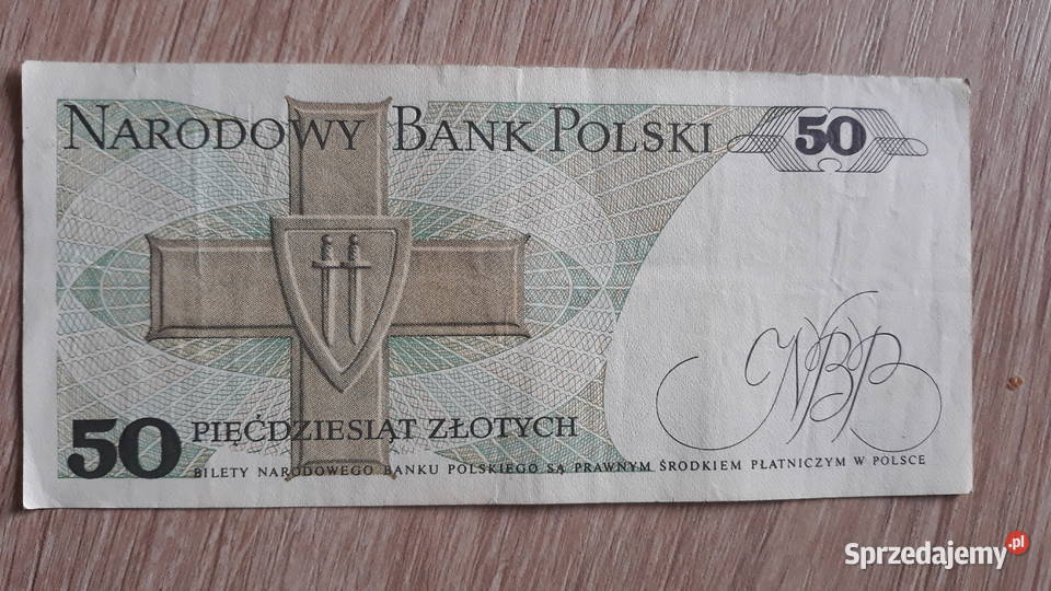 50 złotych 1 XII 1988 r seria GW Konin