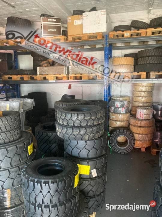 Opony wózek widłowy 18x78 23x910 pełne sprzedam