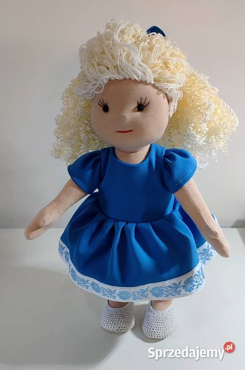 Lalka szmaciana stojąca i siedząca Lipnica sprzedam