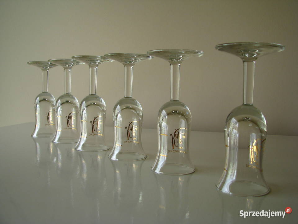 Kieliszki do brudzia na nóżce tulipan małopolskie Brzegi