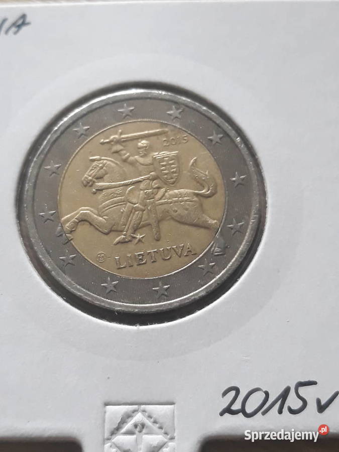 2 Euro Litwa 2015 r i 2020 r wielkopolskie Konin