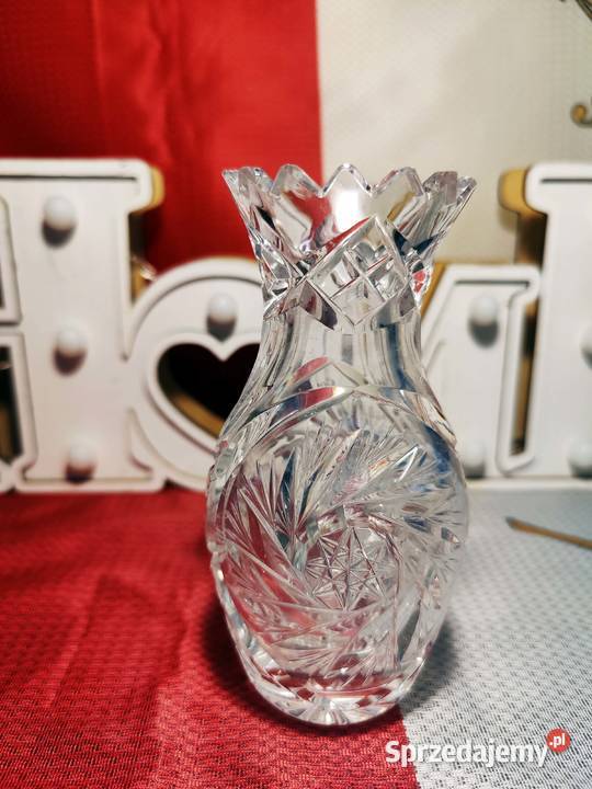 Wazonik vintage kryształowy Wrocław sprzedam