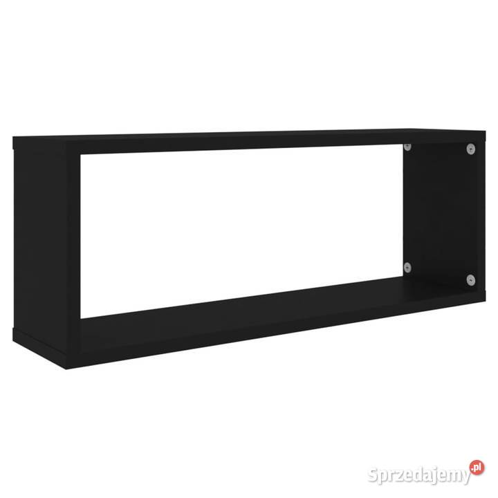 Półki ścienne kostki 2 czarne 60x15x23 WM807136 Warszawa