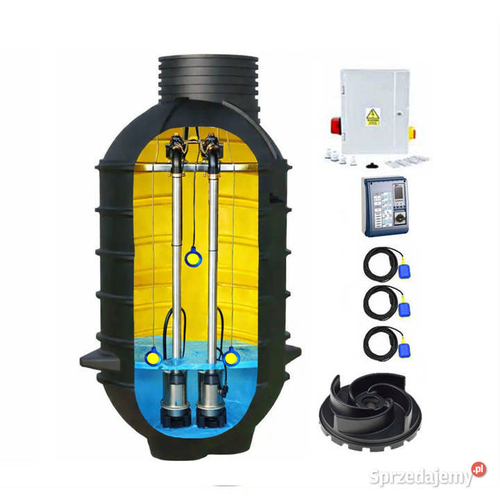 PRZEPOMPOWNIA ŚCIEKÓW DWUPOMPOWA DN1200 H2600 Zielona Góra