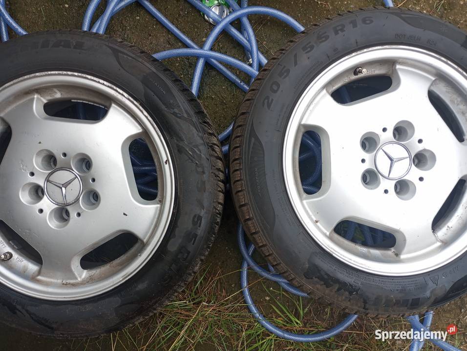 Kola 16 mercedes z nowymi oponami zimowe opony Kałowice