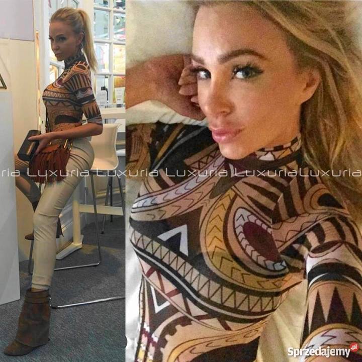 Body Cieliste Kolorowe DSQ Disquared SKIN Chorzów sprzedam