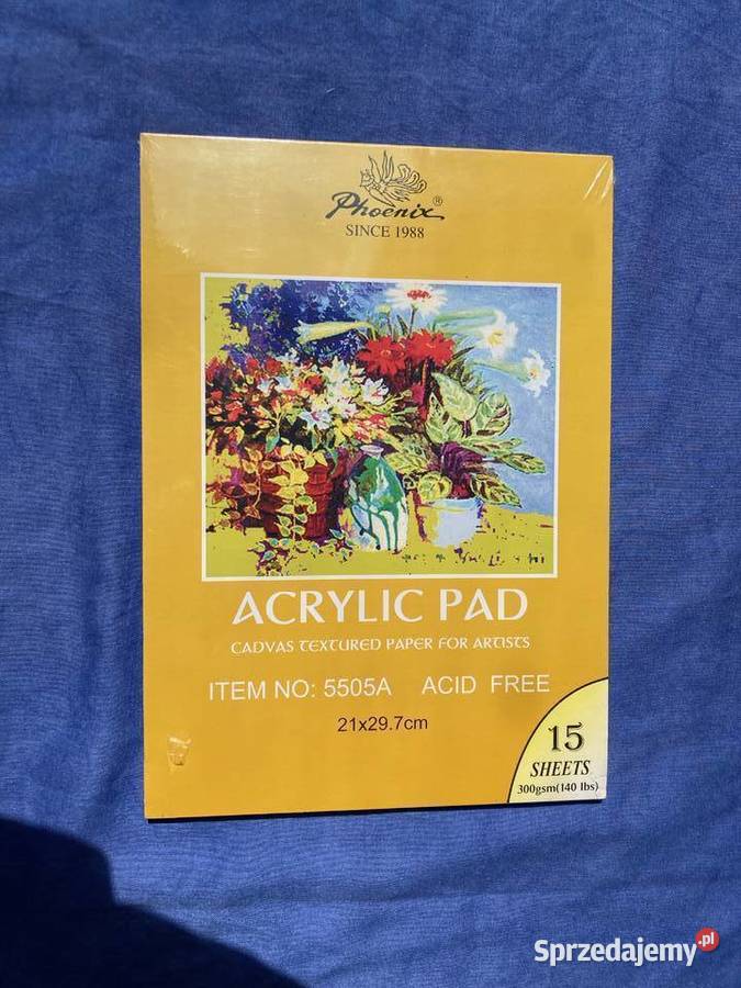 Blok A4 do malowania akrylami Pułtusk