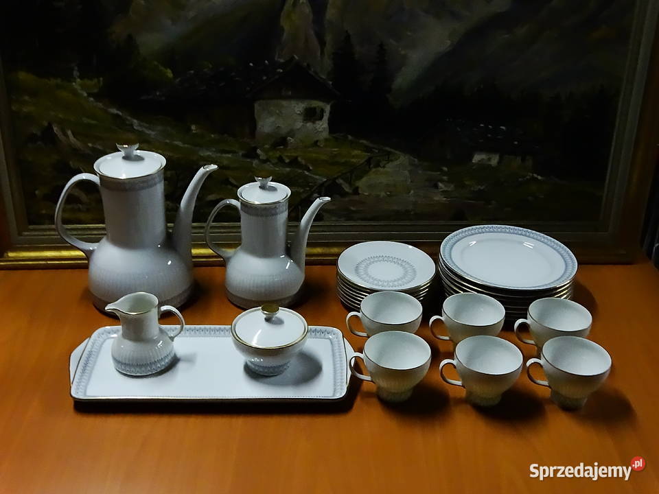 Porcelanowy serwis kawowy marki Knigliche