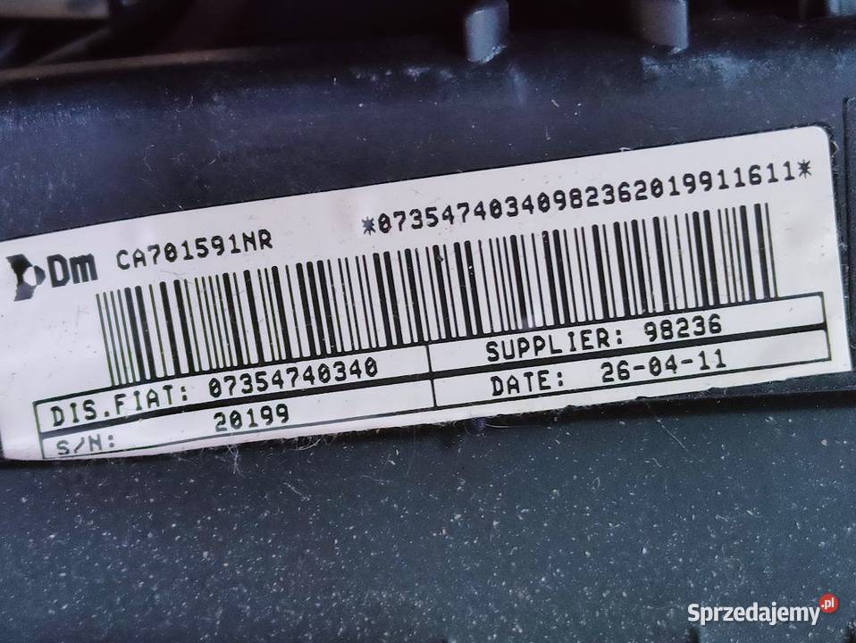 Kierownica Łopatki Airbag Poduszka Lancia Delta