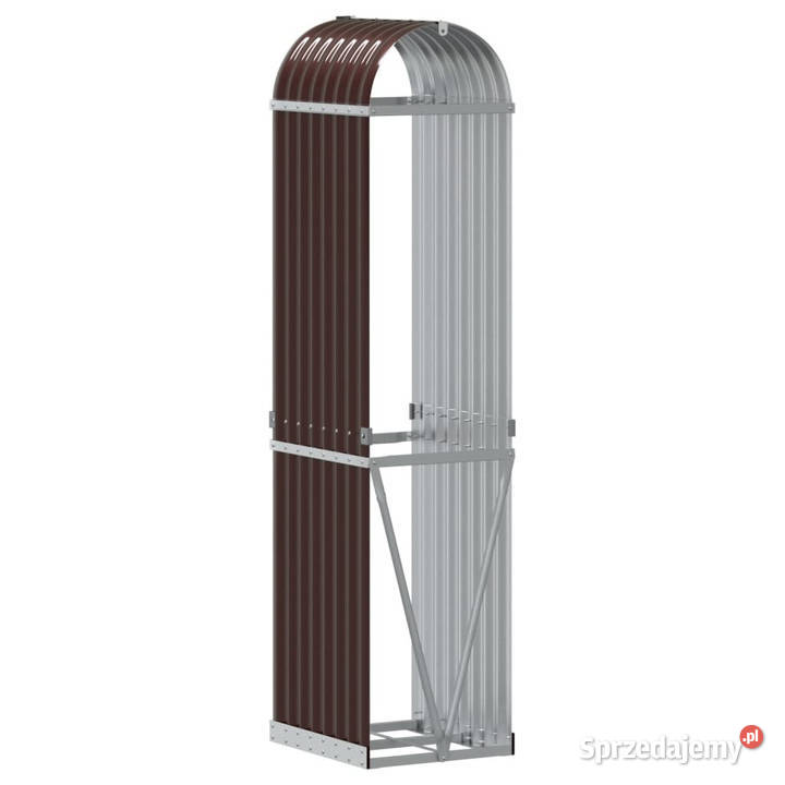 Stojak na drewno brązowy 40x45x170 stal Warszawa sprzedam