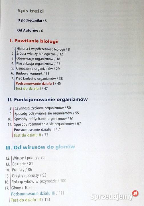 Ciekawa Biologia 1 Podręcznik Ewa Kłos lubelskie Chełm