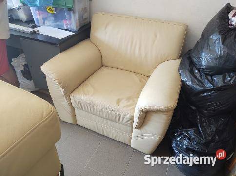 Fotel ze skóry naturalnej Końskie