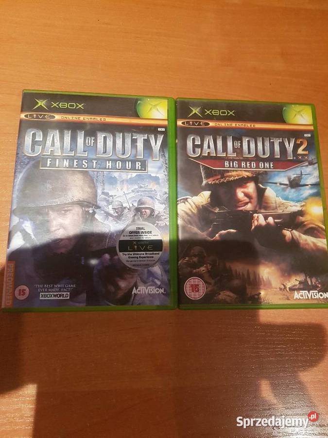 Dwie gry na Xbox 360 Call diety 12 śląskie