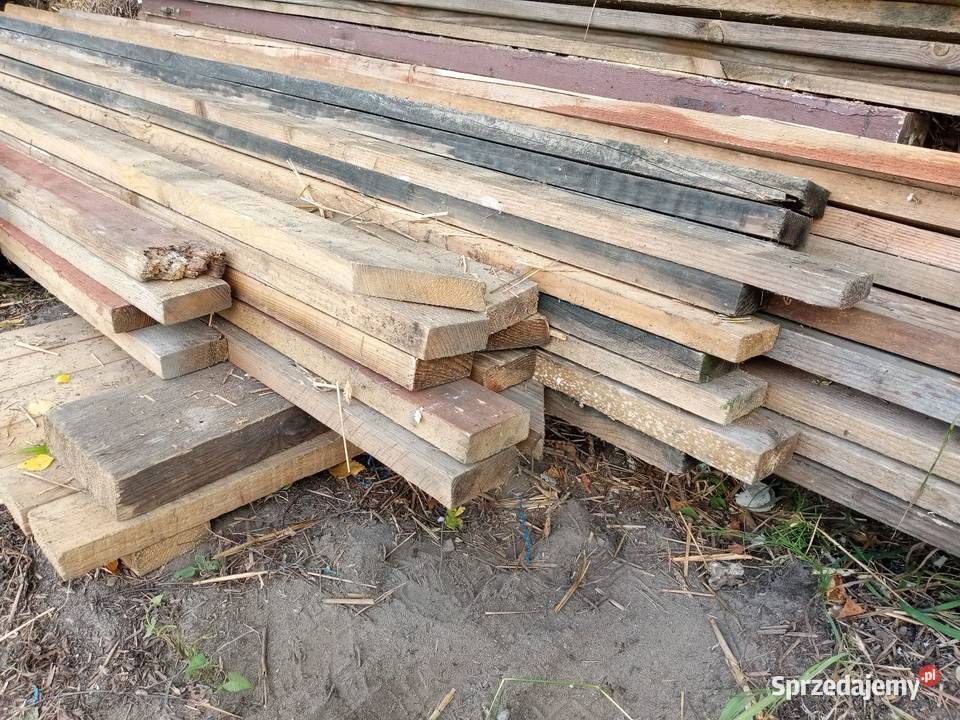 Deski sztachety drewniane 115 3m brama garażowa drewno Górno sprzedam