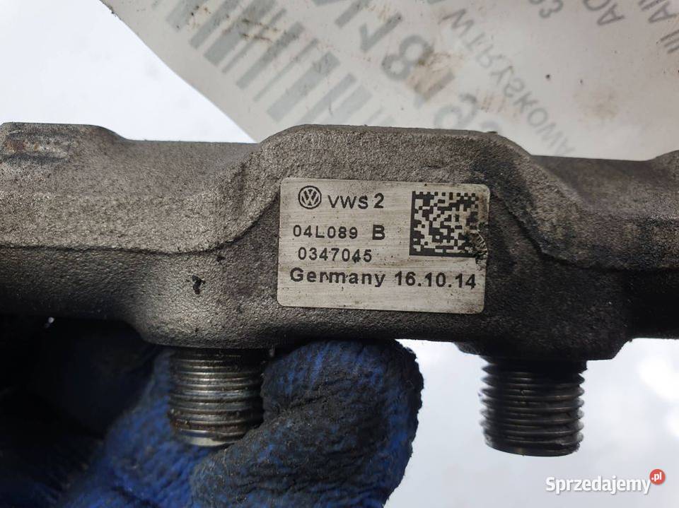 LISTWA WTRYSKOWA SKODA OCTAVIA III 04L089B Pozostałe Lipno sprzedam